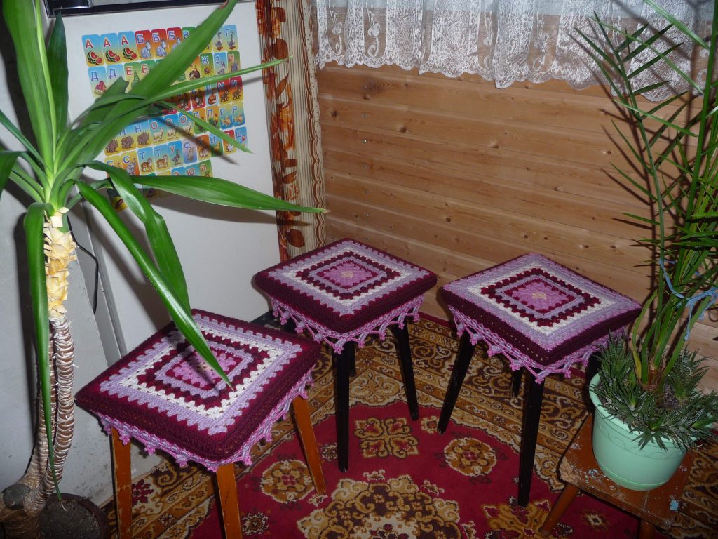 Вязание Крючком Накидки Для Стульев
